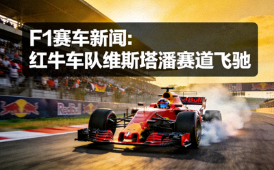 F1赛车新闻：红牛车队维斯塔潘驾驶赛车在赛道上飞驰
